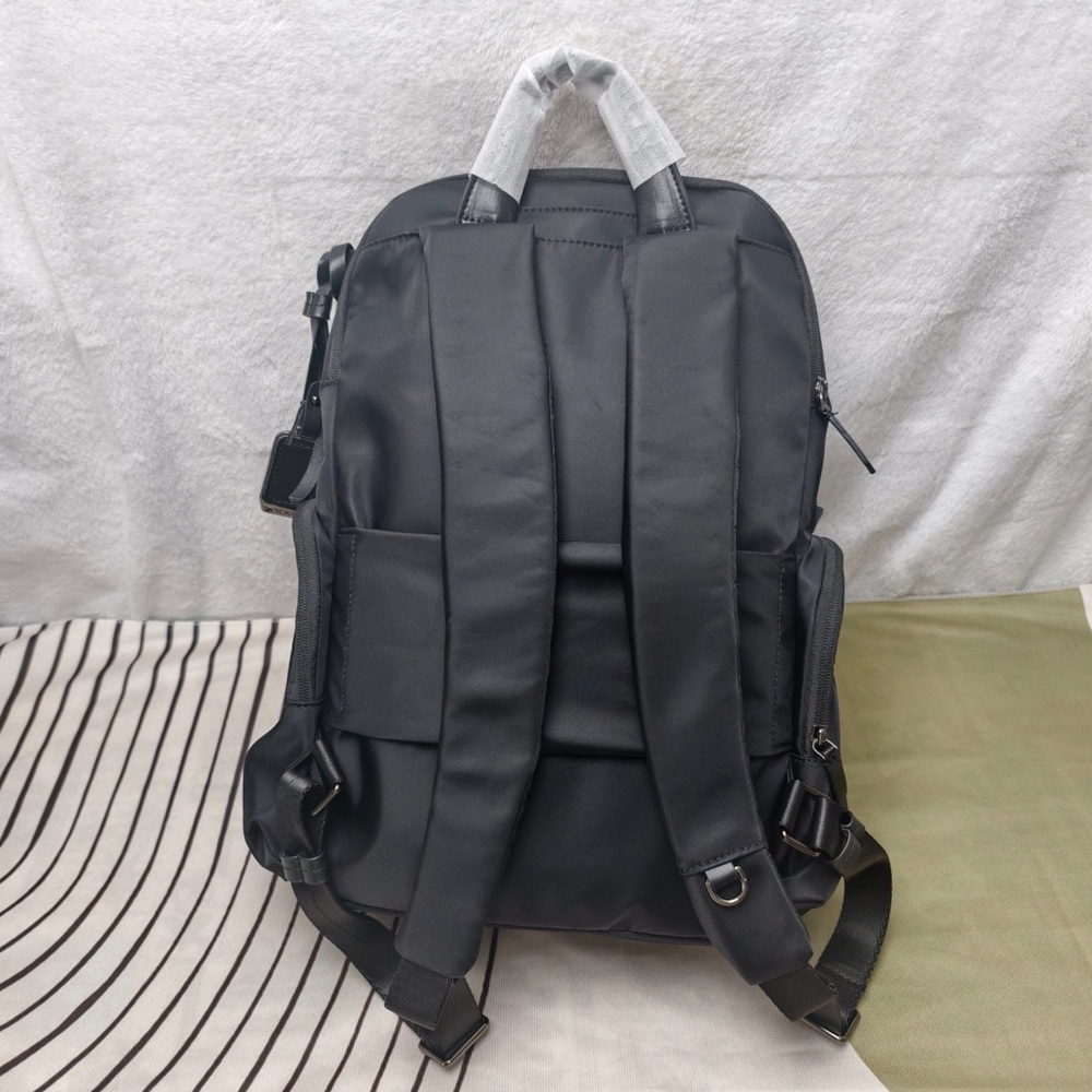 Tumi Voyageur Backpack Women's Black Tactical Nylon Commuter Bag - Picture 2 of 8